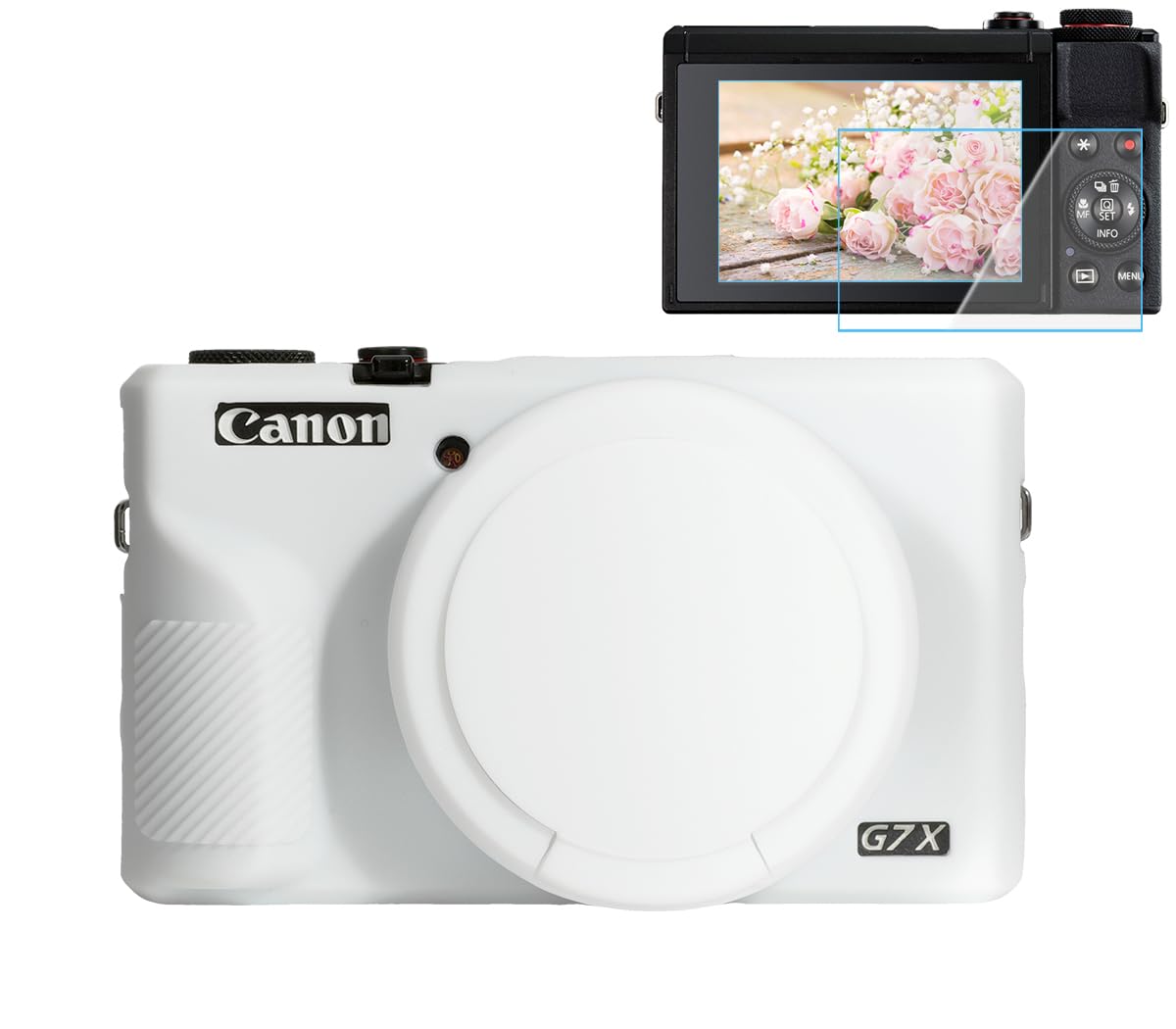 Amazon.com : Pocoukate Case for Canon G7X Mark III Camera, Soft